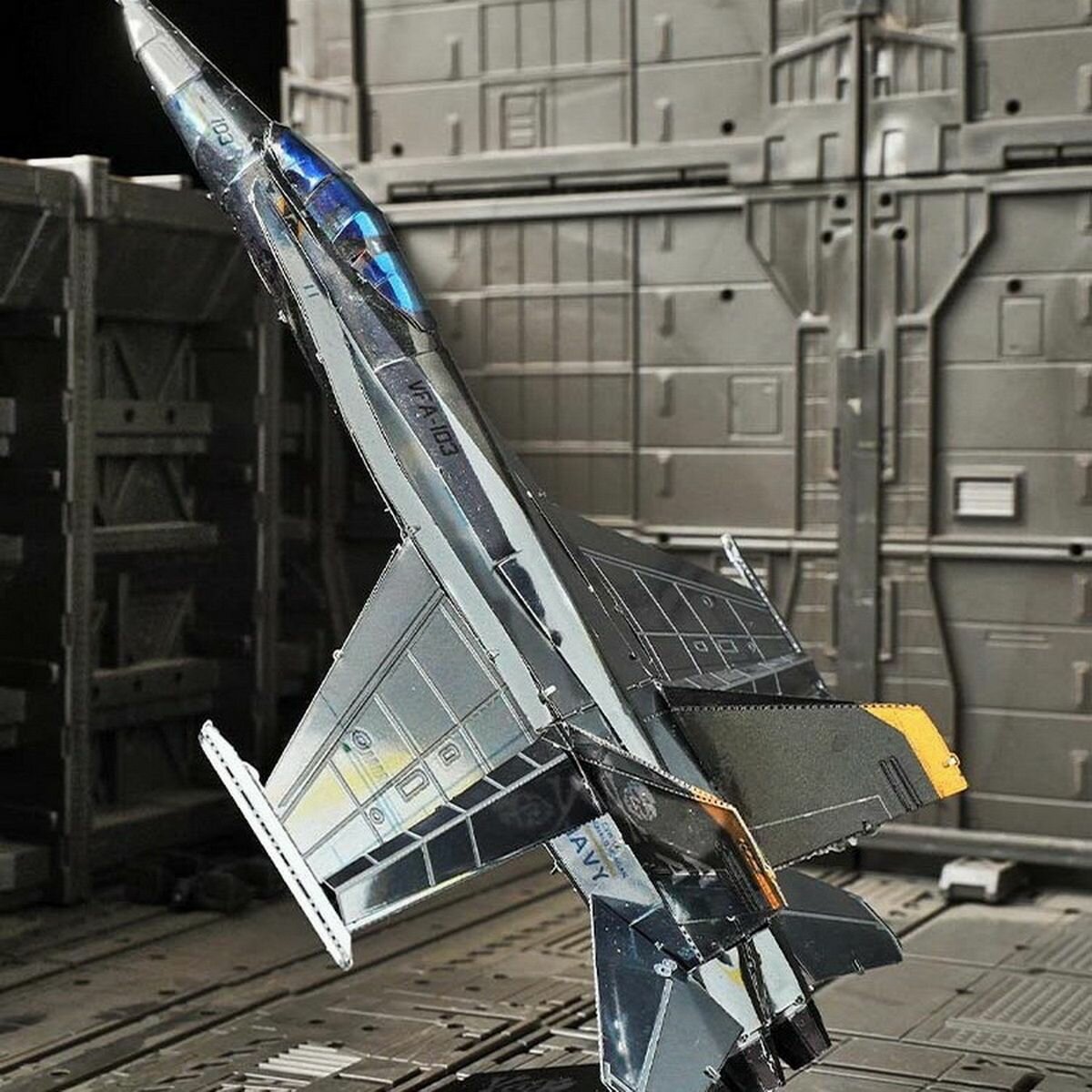 Металлический конструктор / 3D конструктор / Сборная модель 3D Metal Model VFA-103 fighter