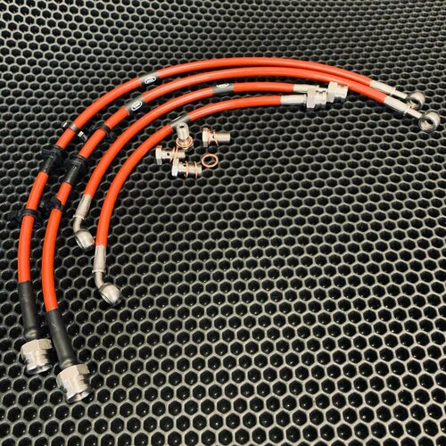 Nissan Murano 2007-2015 Комплект армированных тормозных шлангов 23649₽