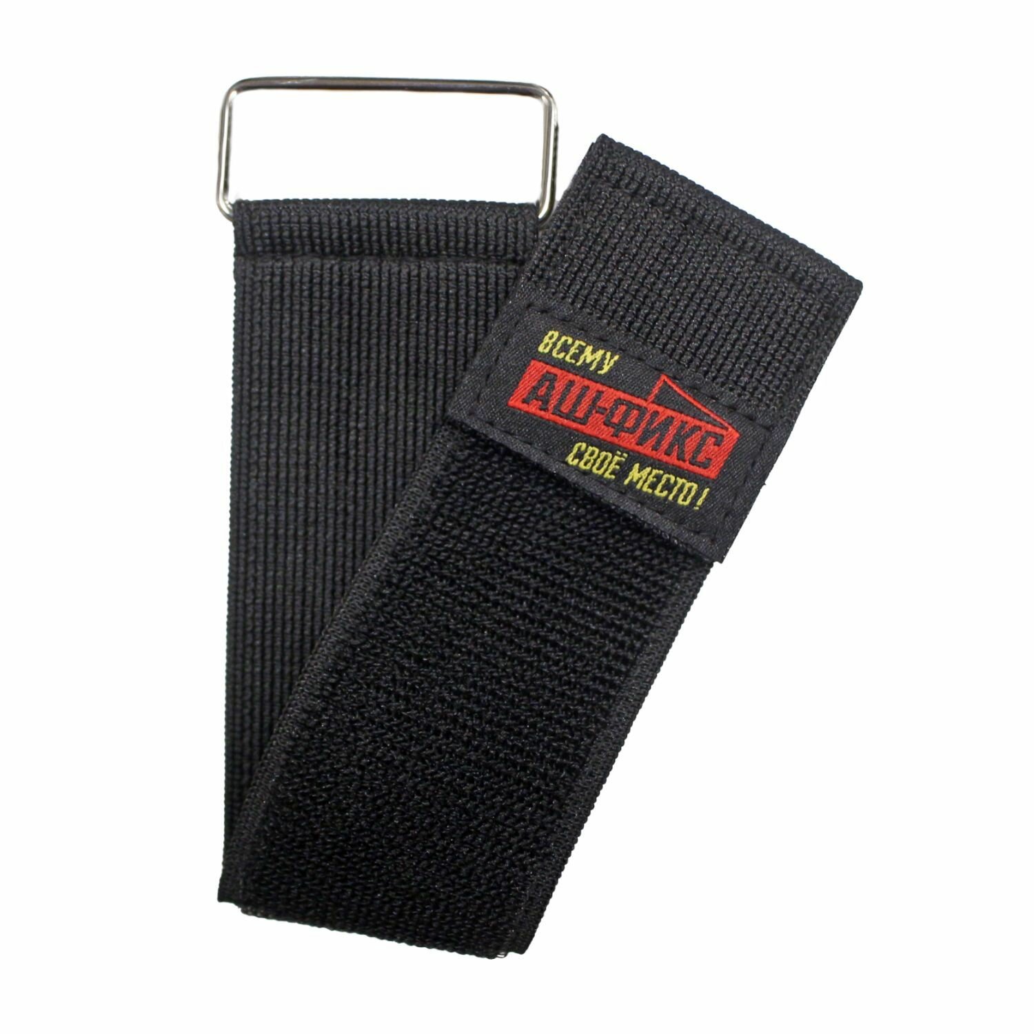 Стяжка для хранения эластичная на липучке (300х50мм набор 2 шт.) — фото 1