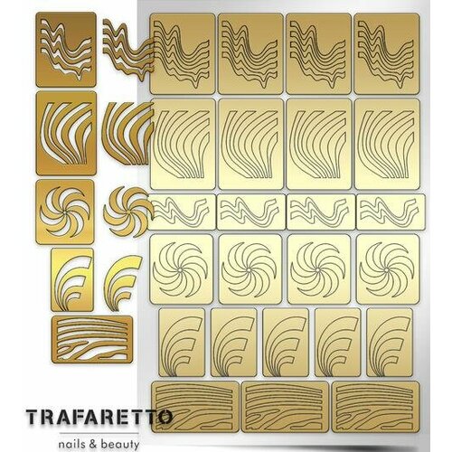GRATTOL Трафарет для дизайна ногтей Иллюзия 629₽