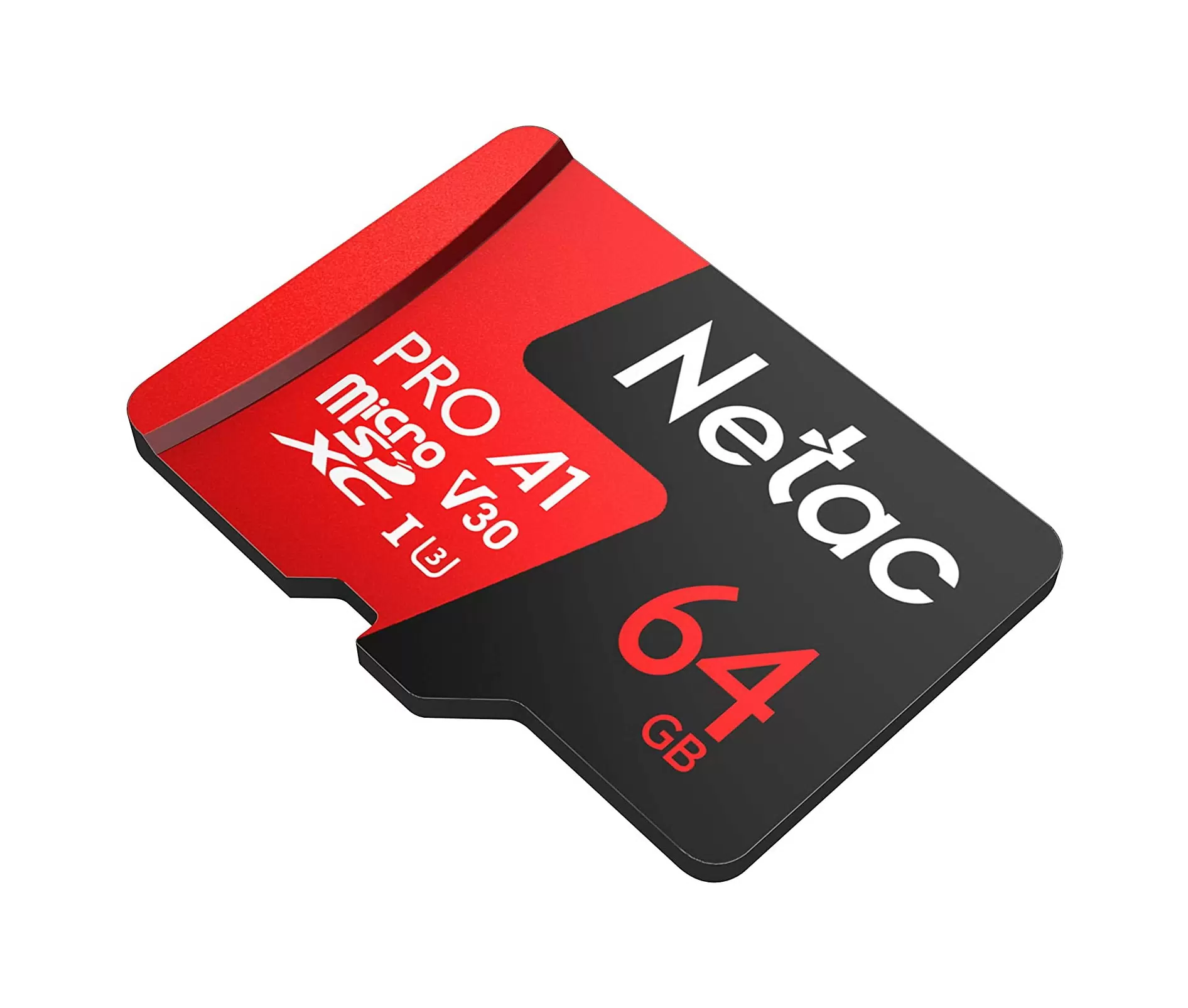 Карта памяти Netac P500 Extreme Pro, Micro SDXC, 64 ГБ, UHS-I U3 V10 A1 (NT02P500PRO-064G-S) — фото 1