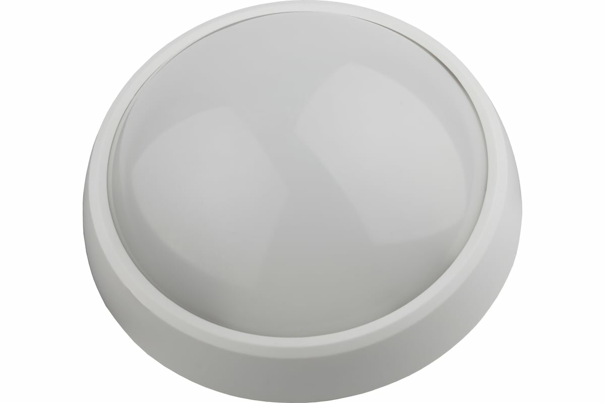 ЭРА SPB-1-12 W Светодиод. св-к IP54 12Вт 4000К 960лм круг 180х80 БЕЛ. Б0036397