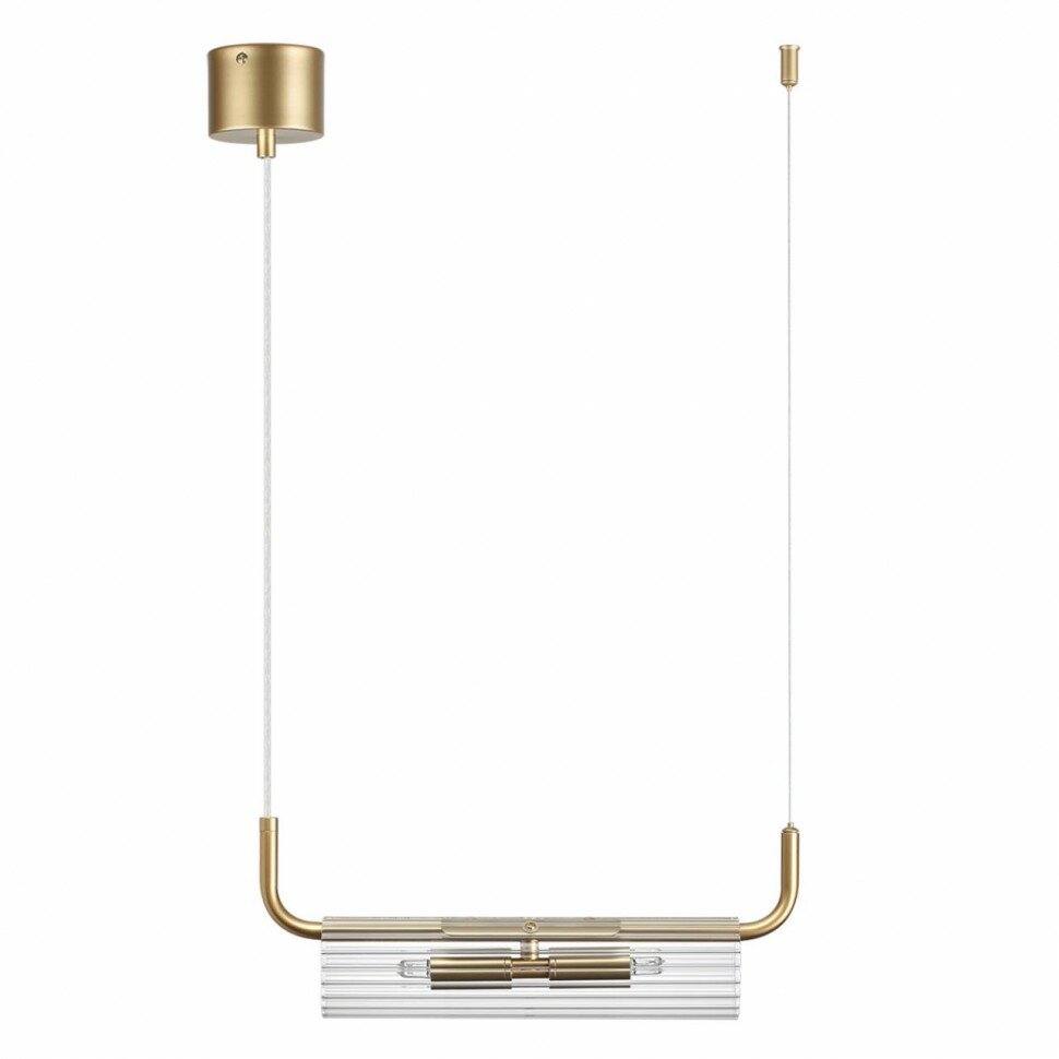 Lumion 6560/2 SUSPENTIONI LN25 золотой/прозрачный/металл/стекло Подвес G9 2*20W 220V TORONTO