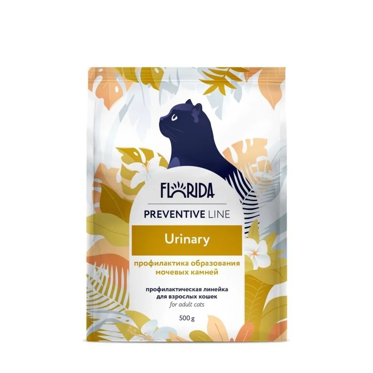 Florida Preventive Line Urinary сухой диетический корм для взрослых кошек при мочекаменной болезни - 500 г