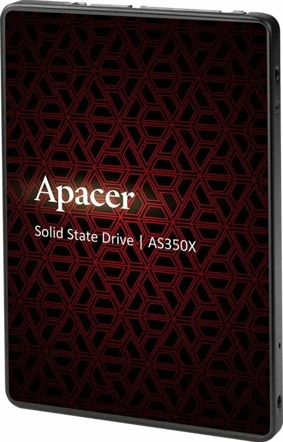SSD жесткий диск APACER SATA 2.5" 256GB AP256GAS350XR-1, черный — фото 1