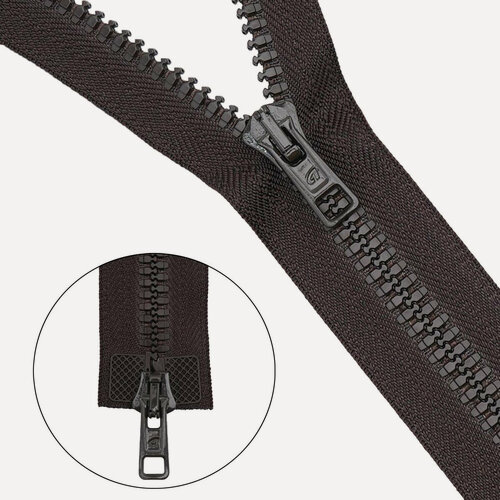 Изображение товара Молния разъемная 120 см тракторная, 2 замка, 5 шт, Тип 6 (2077) ARTA (068 тёмно-коричневый)