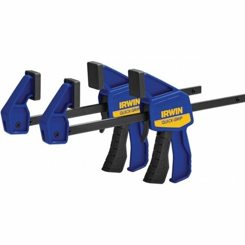 Струбцины IRWIN Quick-Grip 300 мм 2 шт в комплекте Усилие 63кг 5000₽