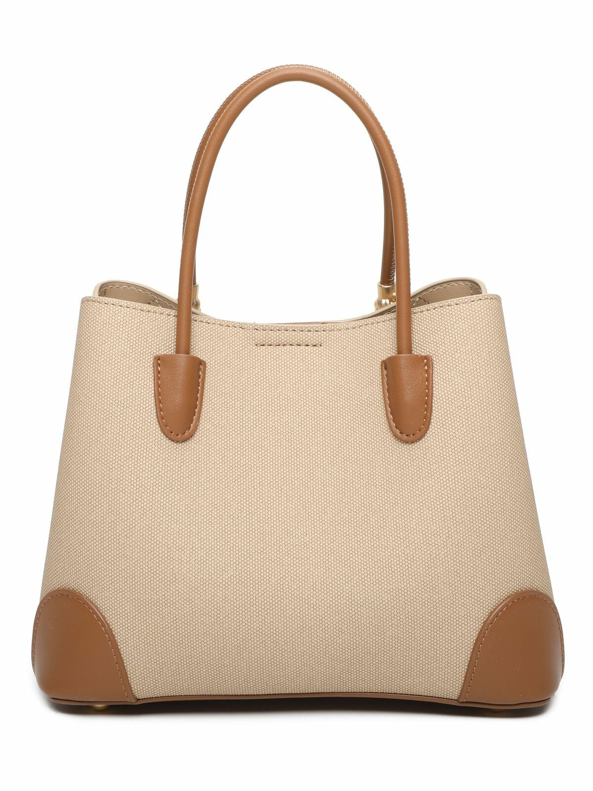 Сумка тоут kari, фактура рельефная, стеганая, бархатистая, матовая, бежевый1 — фото 1