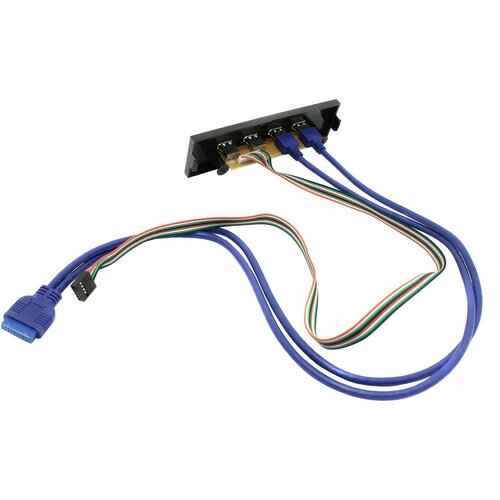 EXEGATE Контроллер EX269460RUS Фронтальная панель U5H-614 525 2х USB 2х USB 30 черная 856₽