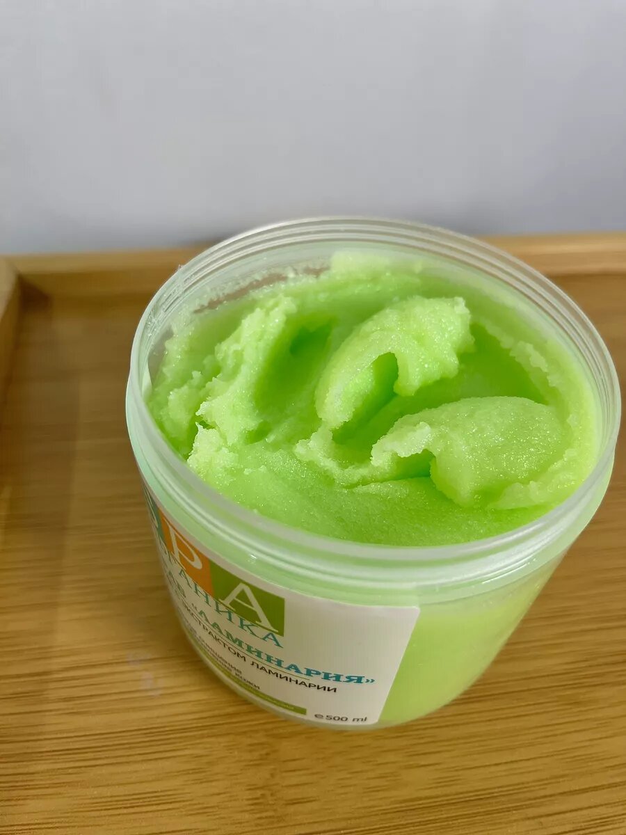 Скраб для тела антицеллюлитный Ламинария 500 мл. с морской солью и ценными маслами — фото 1