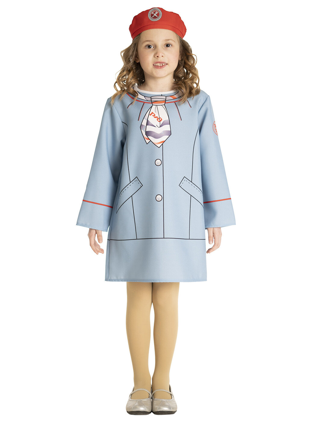 Детский карнавальный костюм Проводница на рост 116-122 (размер 30)