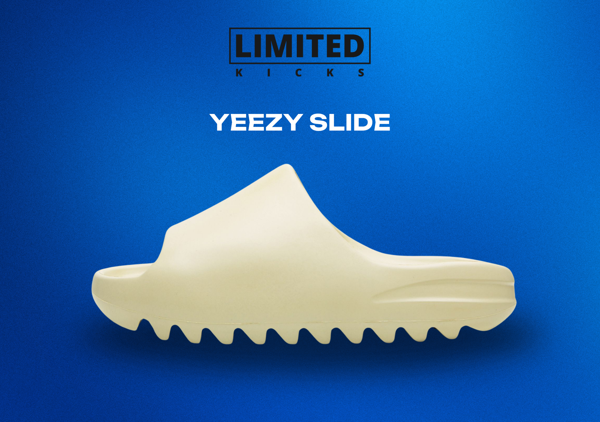 Тапочки ADIDAS YEEZY YEEZY SLIDE, размер 9, бежевый