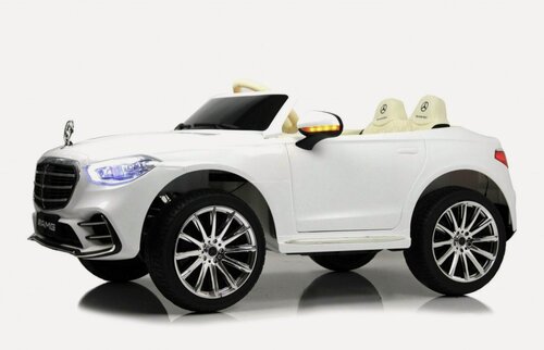 Изображение товара Детский электромобиль RiverToys М333БХ белый (Лицензионная модель) с дистанционным управлением, полноприводный