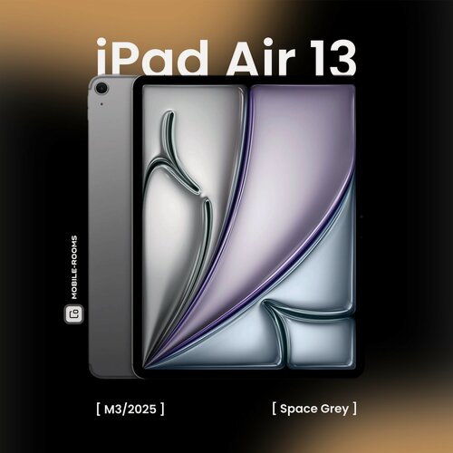 Изображение товара Планшет Apple iPad Air 13 (M3/2025) 128Gb Wi-Fi Space Grey (без RuStore)