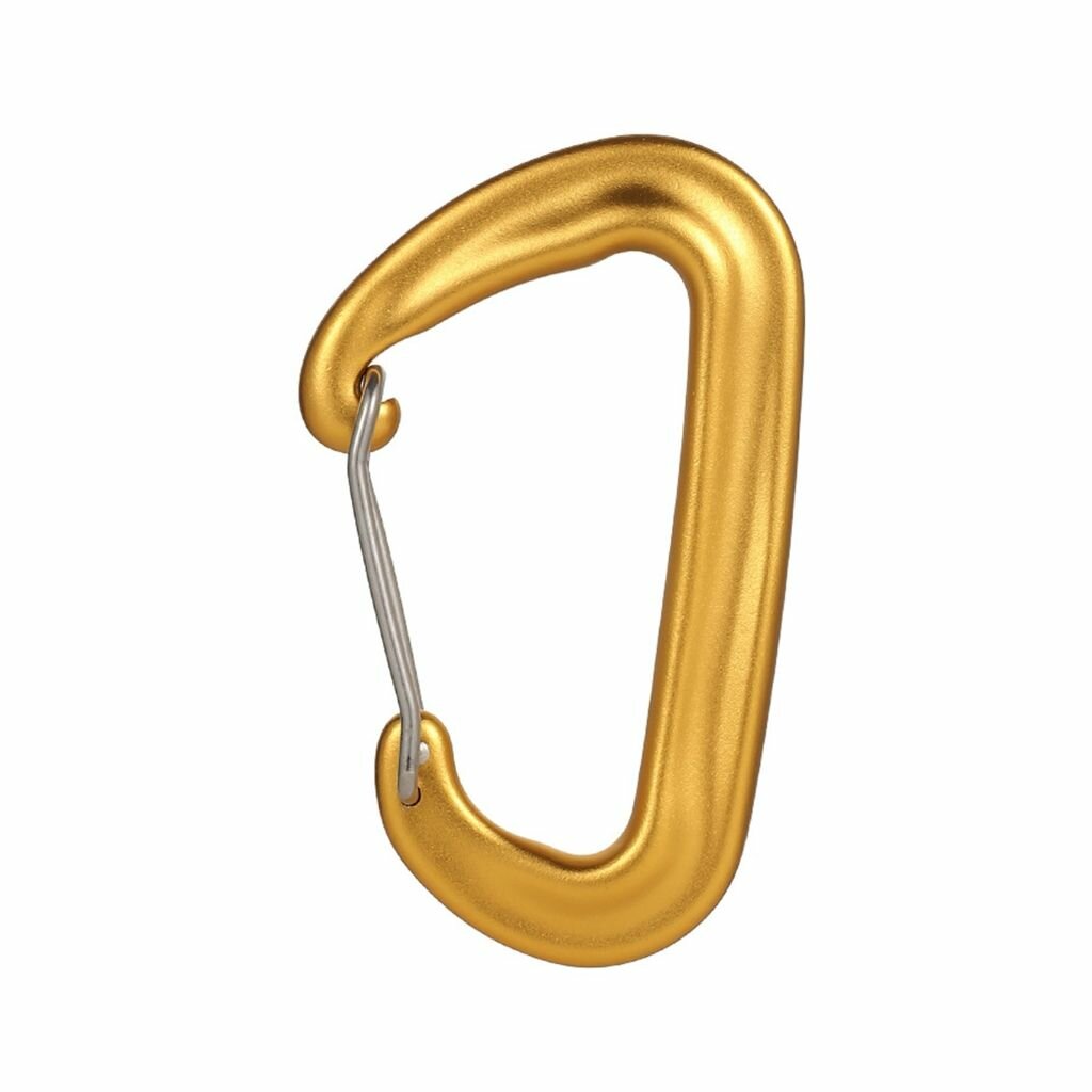 Аксессуары для скалолазания Алюминиевый карабин - желтый 1 шт