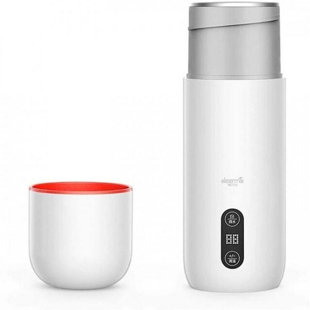 Картинки Термос электрический Xiaomi Deerma portable electric hot water cup DEM-DR035 (Белый/White)