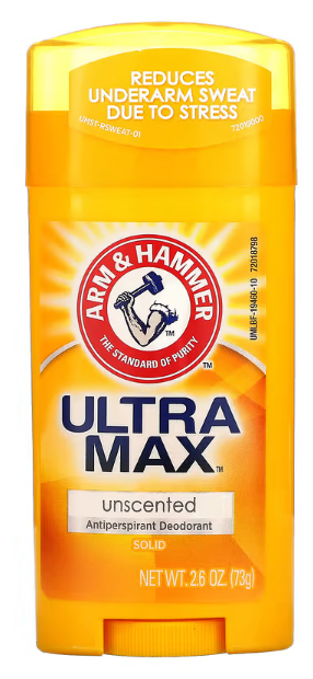 Arm&Hammer Дезодорант-антиперспирант стик Ultramax Unscented, 73 г