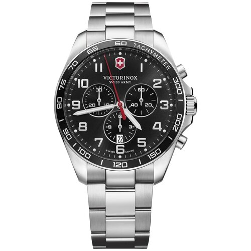 Наручные часы VICTORINOX Fieldforce 241899, серебряный, черный