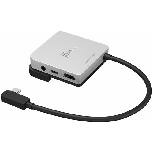 Адаптер j5create Travel Dock USB-C to 4K HDMI/USB/USB-C PD/SD/microSD/Jack 3.5 для iPad Pro/Air 2020 [JCD612] хаб j5create usb c на 3 usb type a 3 0 и ethernet порт цвет серый