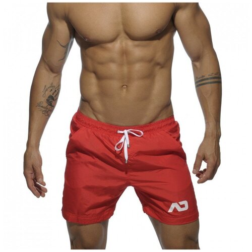 Шорты для плавания Addicted Basic Addicted Swim Long Short, размер M, красный шорты спортивные mesh basic rocky red addicted красный размер m