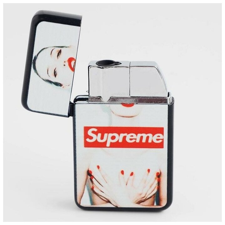 Зажигалка газовая "Supreme", пьезо, 1 х 3.5 х 5.8 см