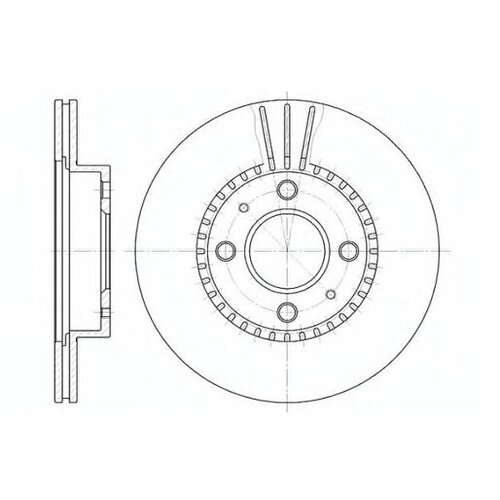 фото Тормозной диск roadhouse 6430.10 для nissan almera i road house