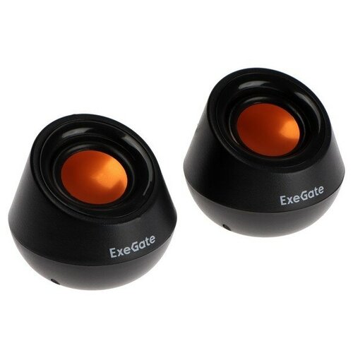 Компьютерные колонки 20 ExeGate Disco 130 2х3Вт USB черные 113900₽