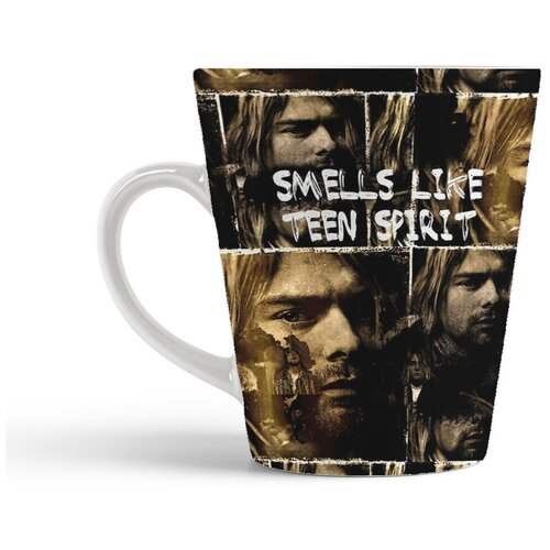 фото Кружка-латте coolpodarok smells like teen spirit