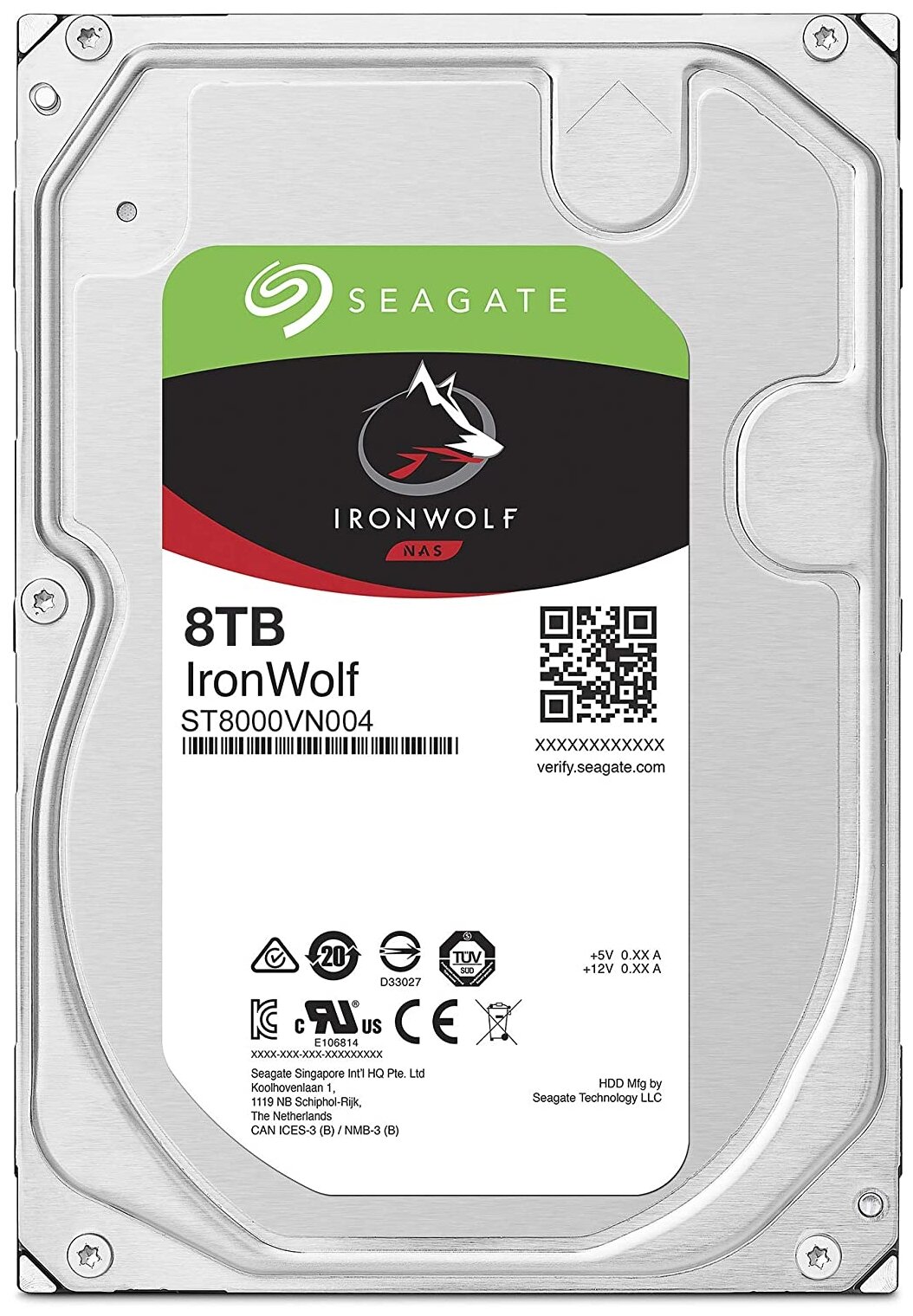 Жесткий диск SEAGATE Ironwolf , 8Тб, HDD, SATA III, 3.5" - фото №2
