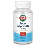 KAL Iron Glycinate (Глицинат Железа) 25 мг 90 таблеток - изображение
