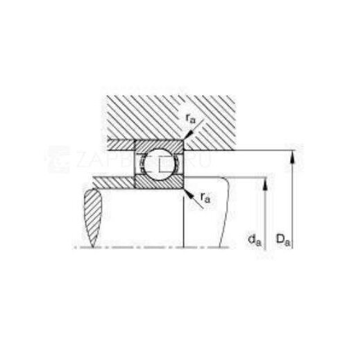 Подшипник Кпп 28/68/18, Шариковый Nsk арт. 63/28-DDU