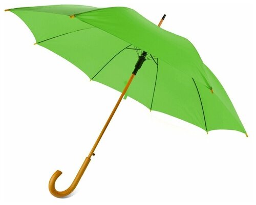 Зонт-трость Oasis, зеленое яблоко