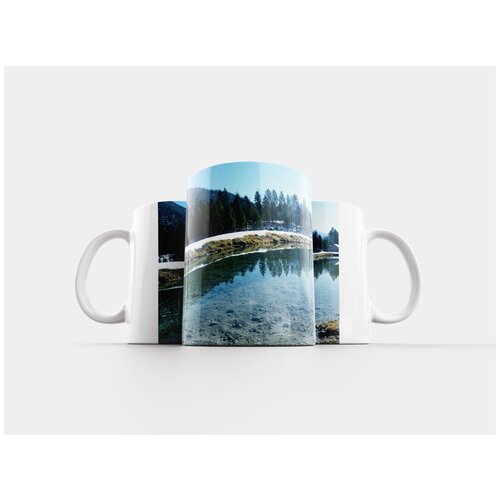 фото Кружка "озеро, зима, снег" 320 мл lotsprints