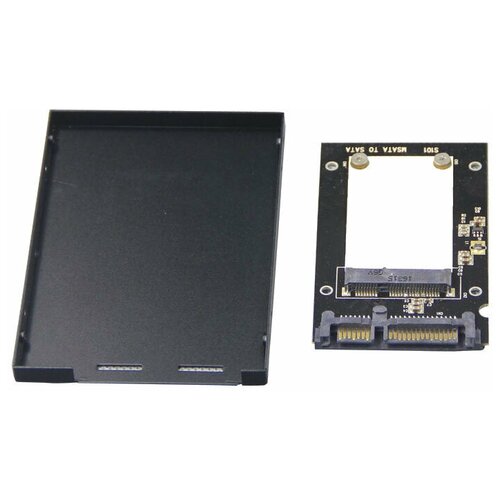 Переходник, адаптер, конвертер, adapter, бокс HDD mSata to Sata III для SSD, 100x70x7 мм