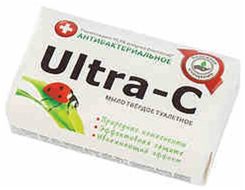 Мыло туалетное антибактериальное 90 г Ultra-C (эфко)