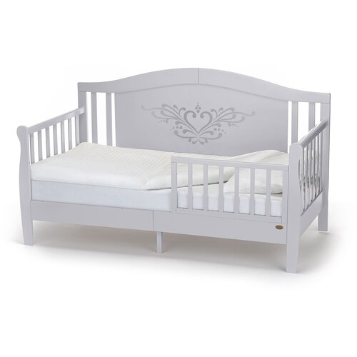 фото Кровать детская nuovita stanzione verona div cuore, размер (дхш): 168х85 см, спальное место (дхш): 160х80 см, цвет: il monsone/муссон