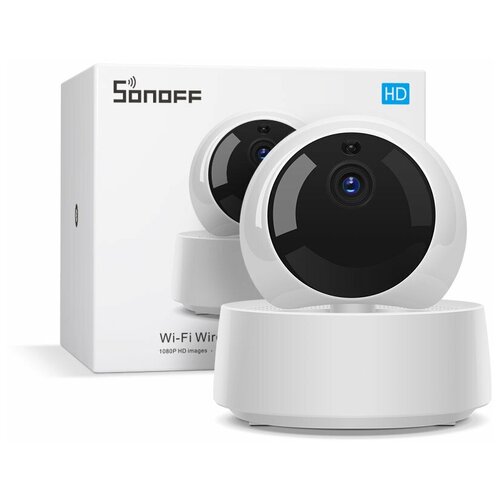 IP-Камера Sonoff GK-200MP2-B - Wi-Fi Wireless IP Security Camera sonoff gk 200mp2 b smart wireless ip camera 1080p hd mini wifi camera 360 ir night vision baby monitor surveillance cameras