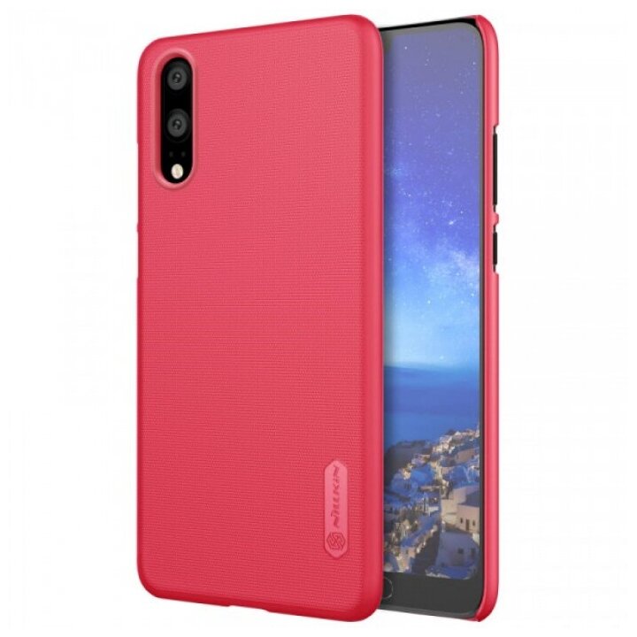 Nillkin Super Frosted Shield Матовый чехол для Huawei P20 (+ пленка)