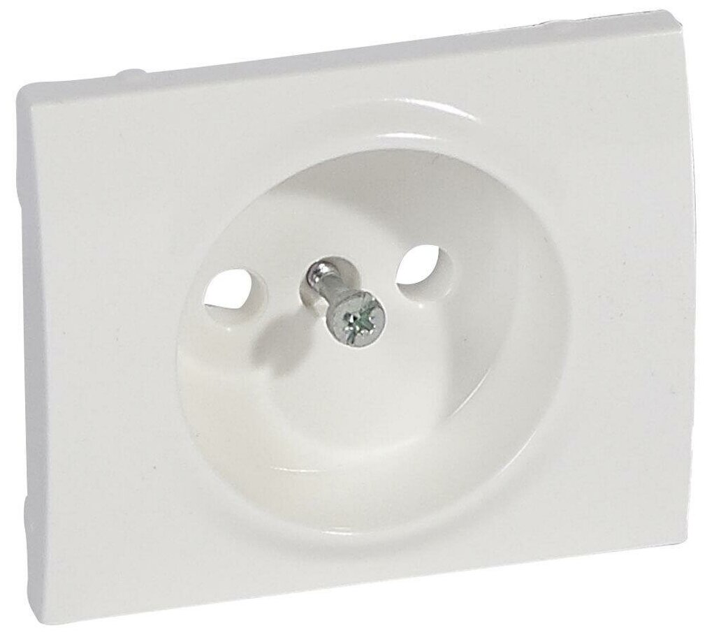 Накладка розетки без заземления Legrand Galea Life White 777026