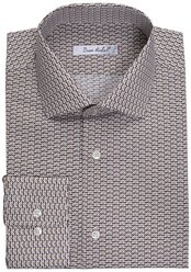 Мужская рубашка Dave Raball 000006-RF, размер 40 176-182, цвет коричневый