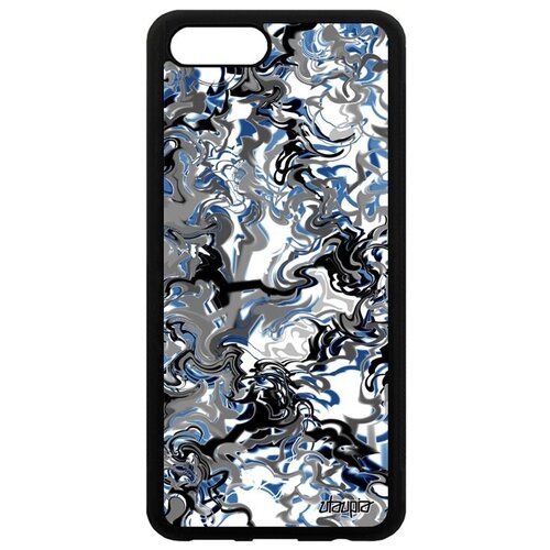 фото Защитный чехол для телефона // honor v10 / view 10 // "мраморный фон" спираль фантазия, utaupia, цветной