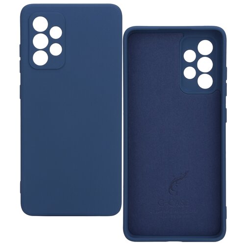 фото Чехол-накладка g-case silicone для samsung galaxy a52 sm-a525f синий