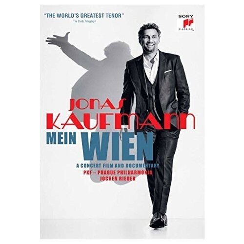 виниловые пластинки sony classical jonas kaufmann du bist die welt fur mich 2lp DVD Jonas Kaufmann - Mein Wien (Konzertfilm & Dokumentation) (1 DVD)