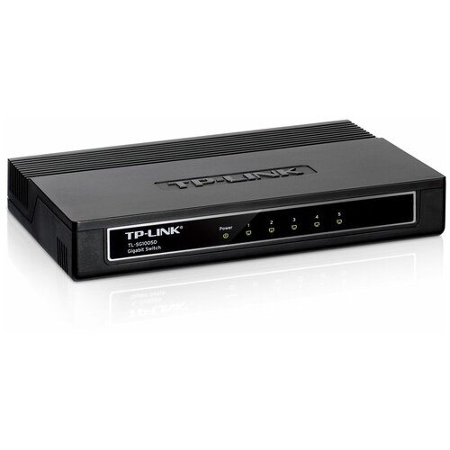Сетевой коммутатор TPL-TL-SG1005D 5-port Desktop Gigabit Swith 5 101001000M RJ45 ports plastic c 101000₽