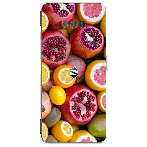 фото Силиконовый чехол "гранаты и цитрусовые" на xiaomi black shark 4s / сяоми блэк шарк 4s case place