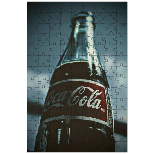 фото Магнитный пазл 27x18см."кока- кола, бутылка, напиток" на холодильник lotsprints