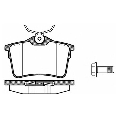 Колодки Тормозные, Citroen Berlingo 08-/Peugeot 308 07-/Partner 08- Задние DEQST арт. 10BPR00096000