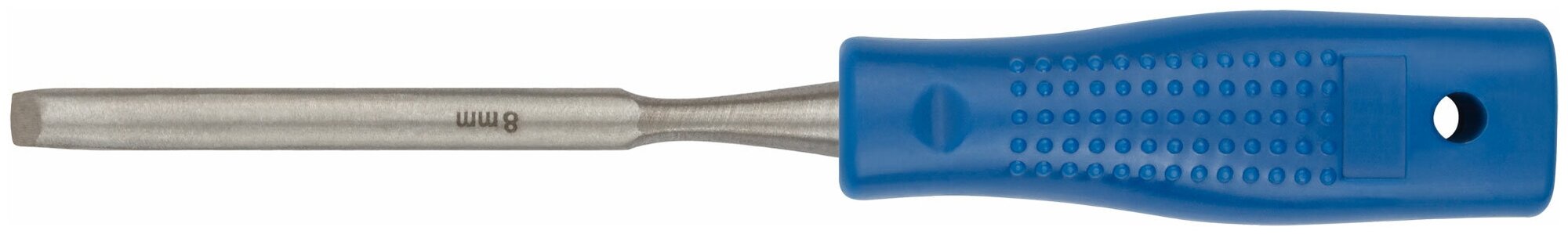 Стамеска полукруглая с пластиковой ручкой 8 мм FIT 43141
