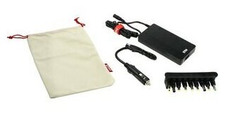 Адаптер питания от сети STM для ноутбуков DLU90, 90W, EU AC power cord& Car Cigaratte Plug, USB(2.1A)