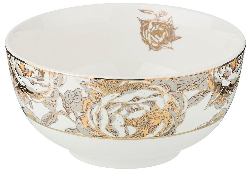 Салатник Lefard golden rose 14 см белый (133-325)